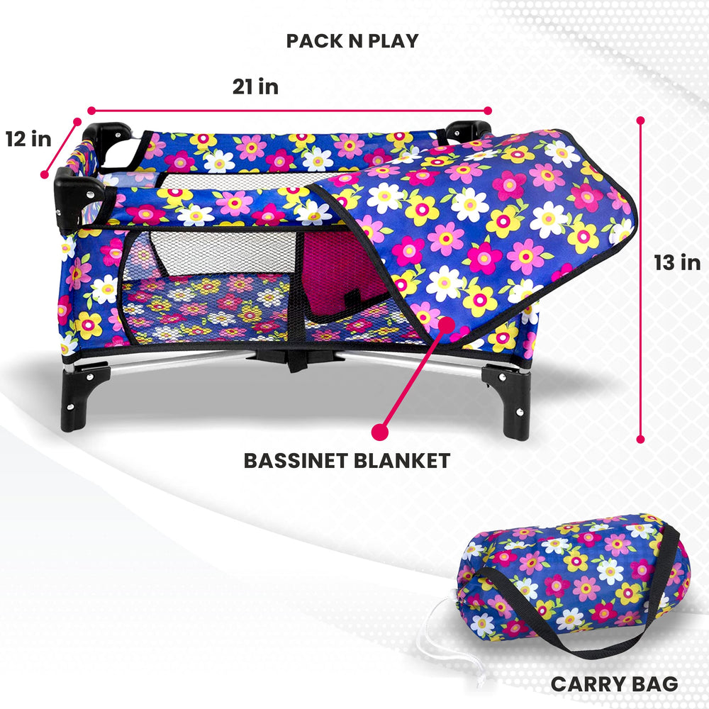Fash N Kolor doll blanket included for cozy comfort during pretend naps