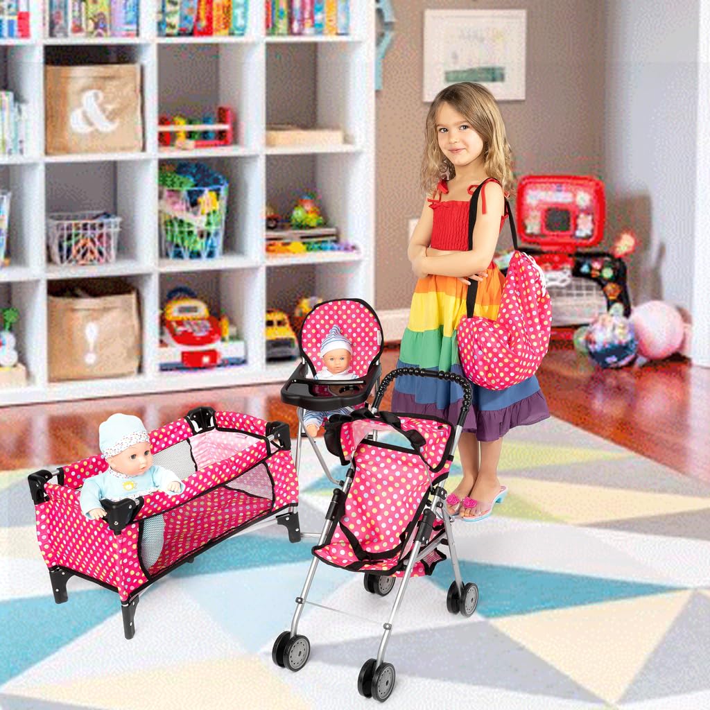Fash N Kolor pink polka dot design adds charm to playtime