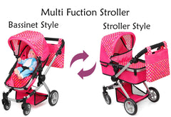 Fash N Kolor stroller storage basket for doll accessories.