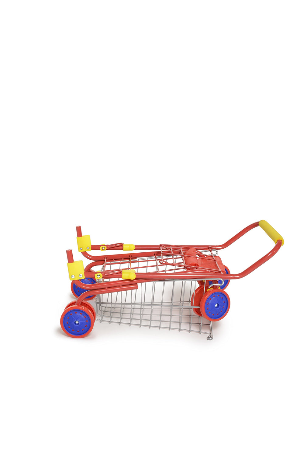 Fash N Kolor foldable steel-frame cart with smooth wheels for easy storage