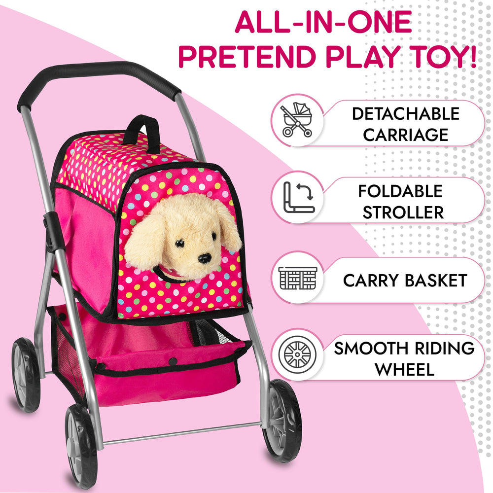 Fash N Kolor Gift Ready Puppy Stroller ideal for birthdays