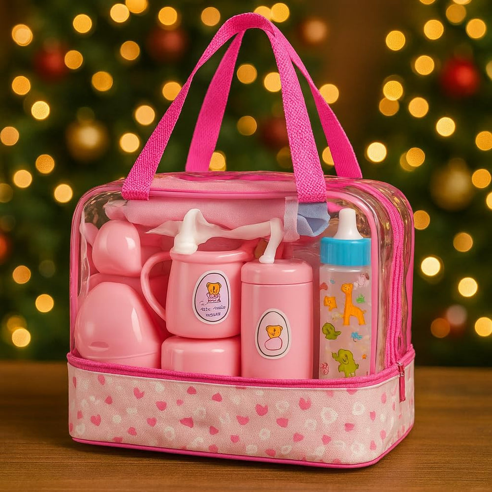 fash n kolor My Sweet Baby see-through care bag keeps play items organized