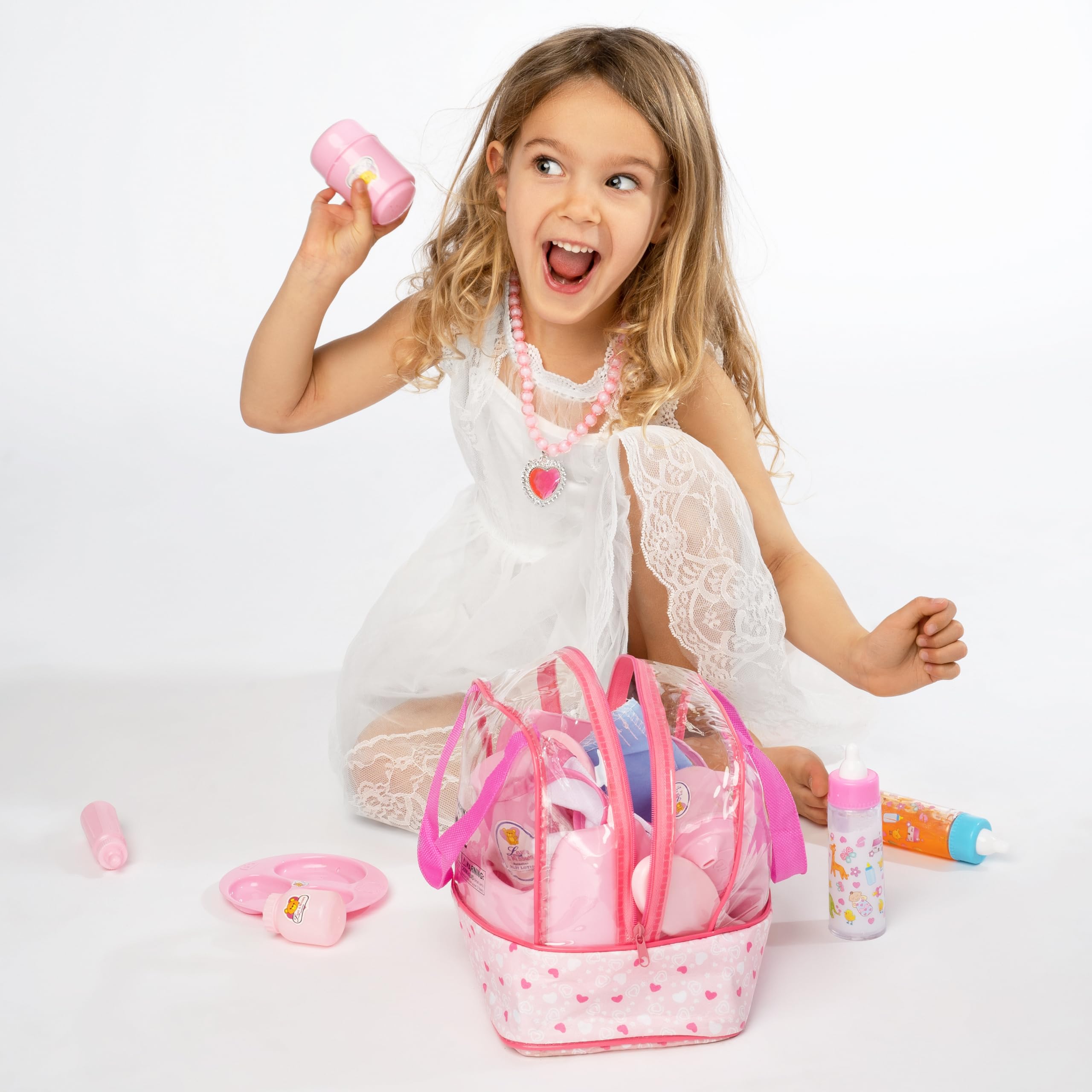 fash n kolor My Sweet Baby pacifier accessory supports realistic doll care play