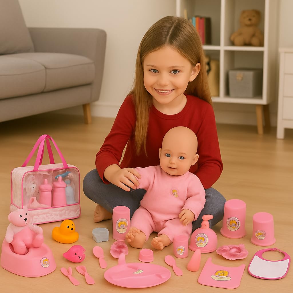 fash n kolor My Sweet Baby compatible with doll strollers for on-the-go fun