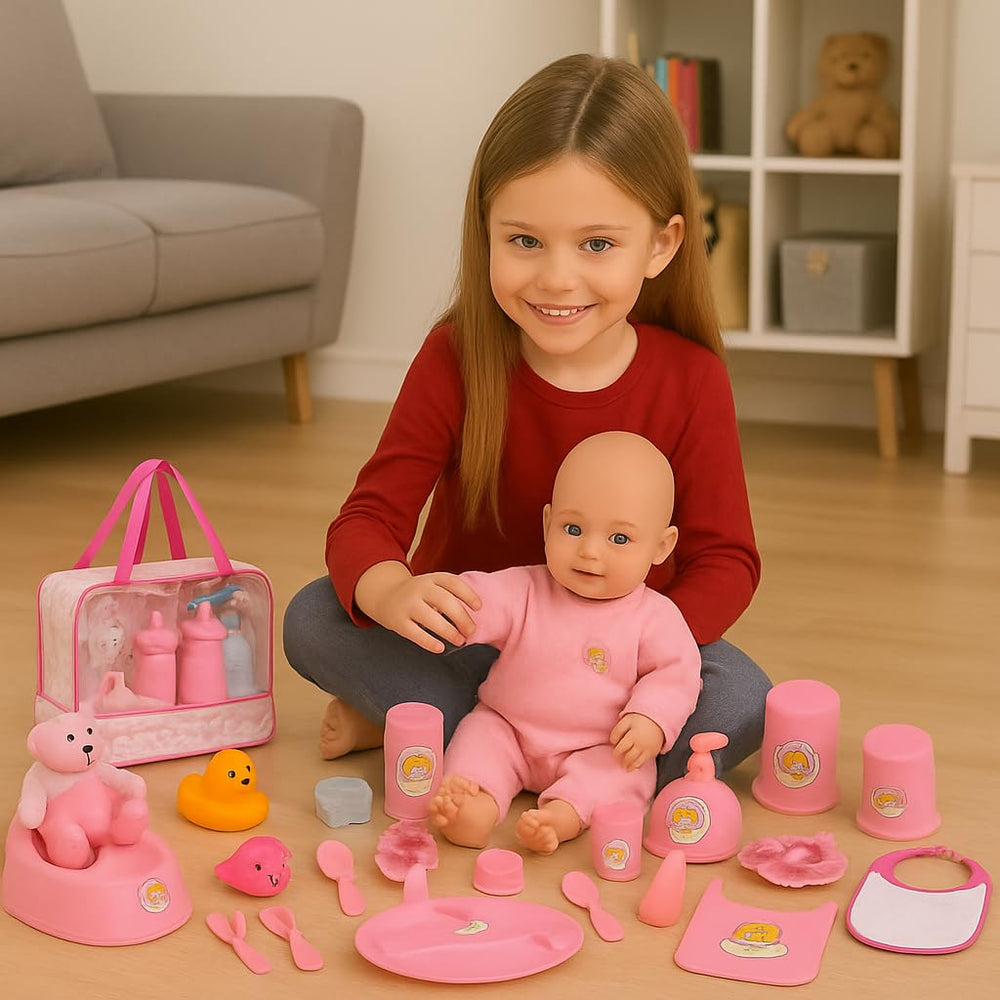 fash n kolor My Sweet Baby compatible with doll strollers for on-the-go fun
