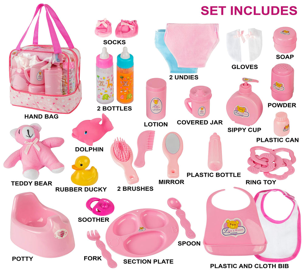 fash n kolor My Sweet Baby colorful bottles foster pretend meals and storytelling