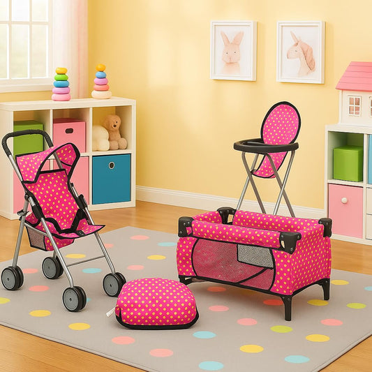 Fash N Kolor pack-n-play carry bag keeps nursery toys organized.