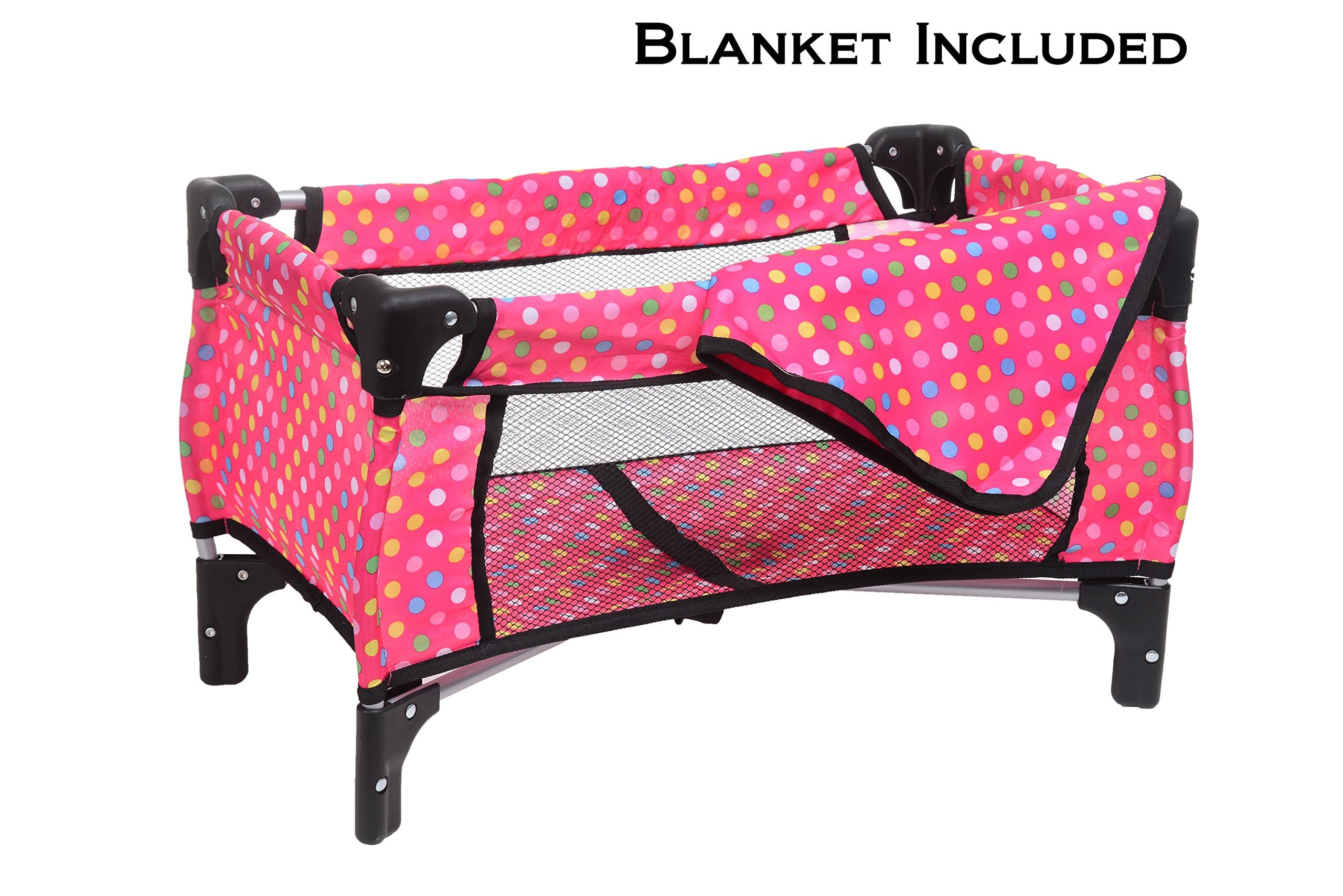 Fash N Kolor pack n play creates a mini nursery