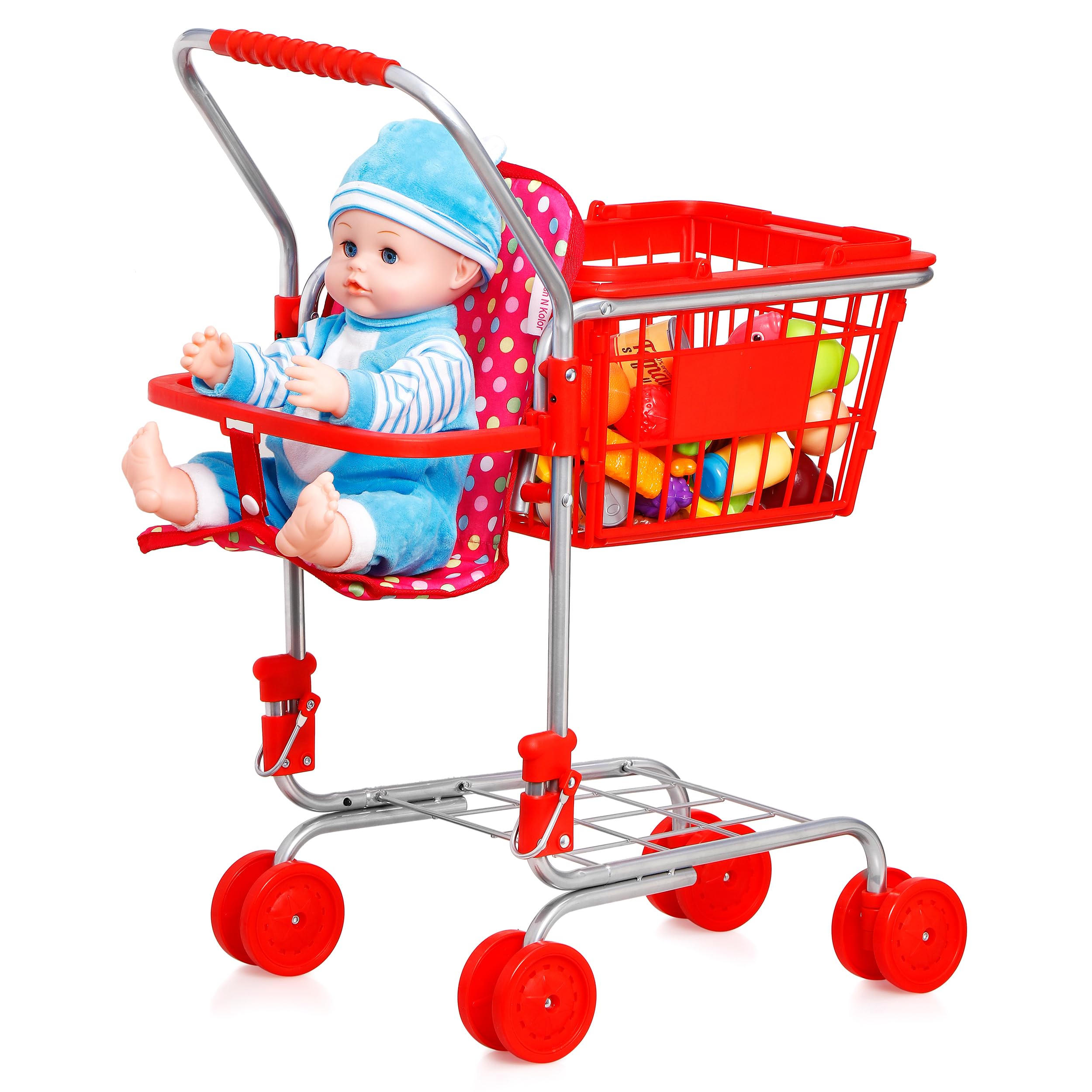 Fash N Kolor doll-seat feature allows 18-inch doll adventures