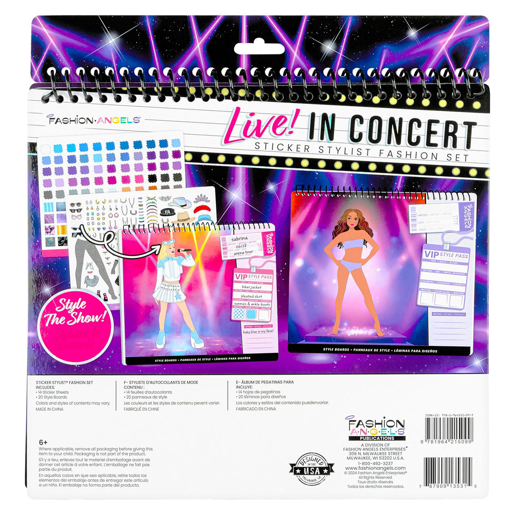 Fashion Angels 600+ stickers for vibrant outfits and countless mix-and-match possibilities.