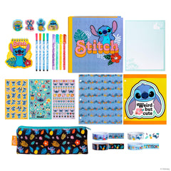 Fashion Angels Stitch plush pouch with tapes keeps supplies portable.