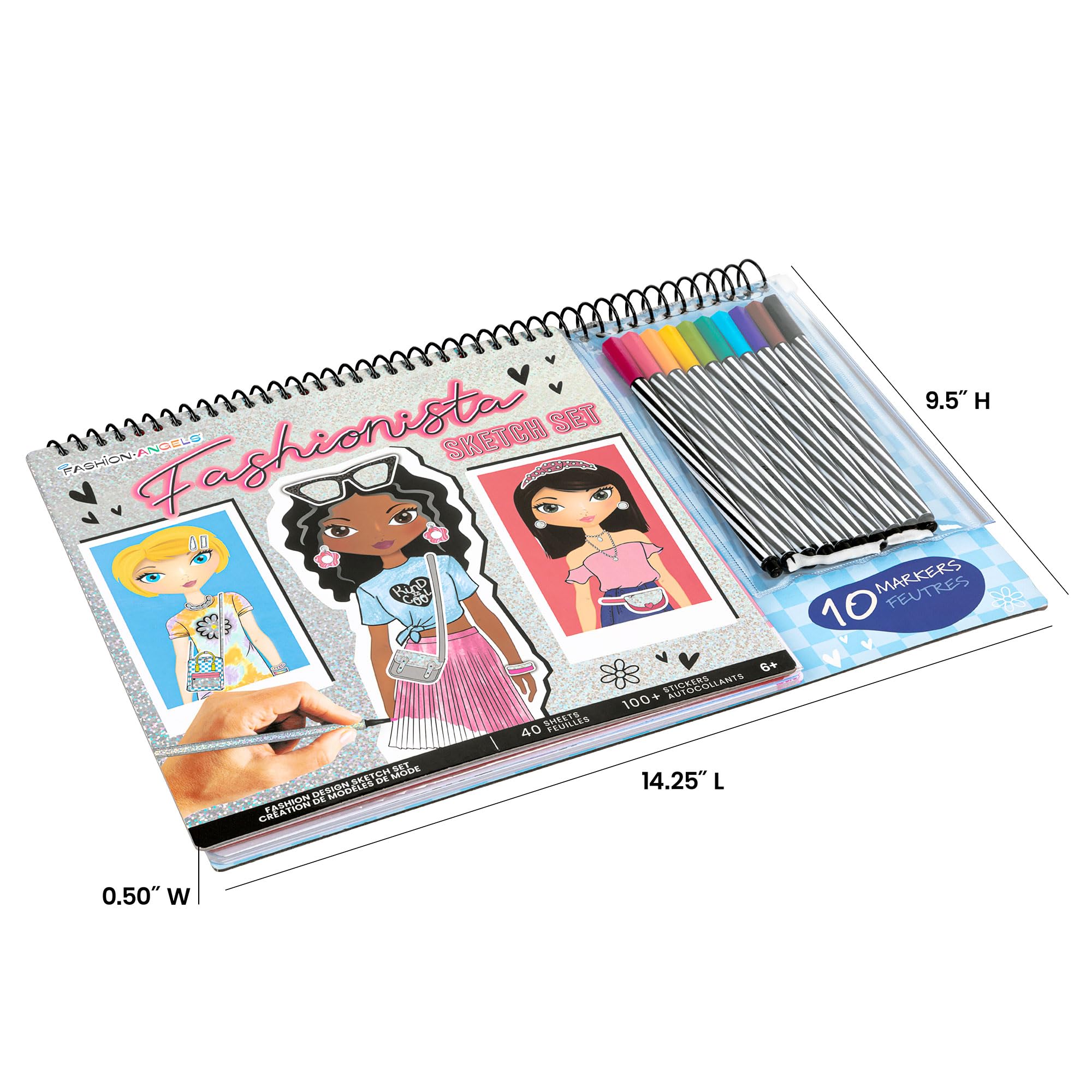 Fashion Angels design activity invites kids to draw on the go.