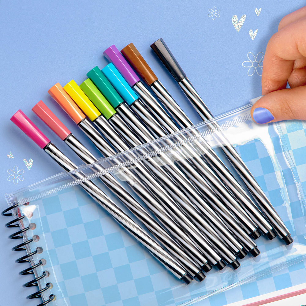 Fashion Angels marker set provides vibrant hues for shading outfits.