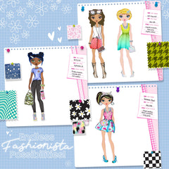 Fashion Angels silhouettes help young designers visualize garments clearly.