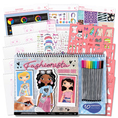 Fashion Angels Fashionista Sketch Set cover image, perfect for beginners.