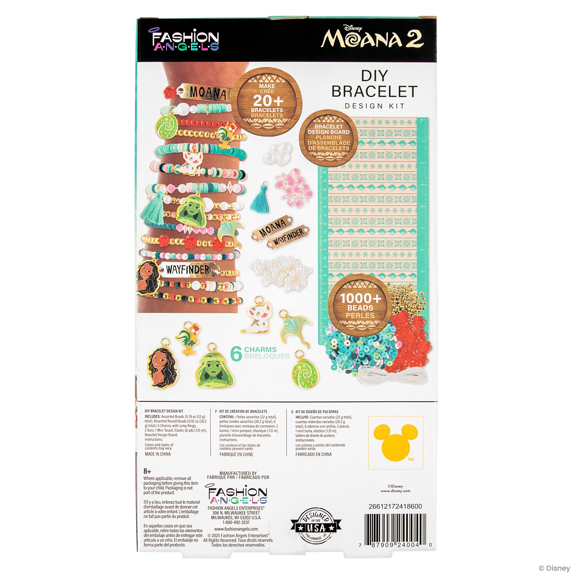 Fashion Angels Moana 2 instructions simplify bracelet making for young creators