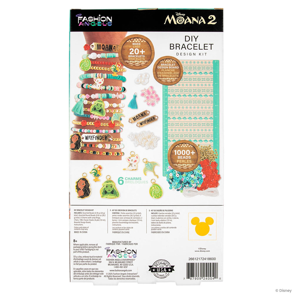 Fashion Angels Moana 2 instructions simplify bracelet making for young creators