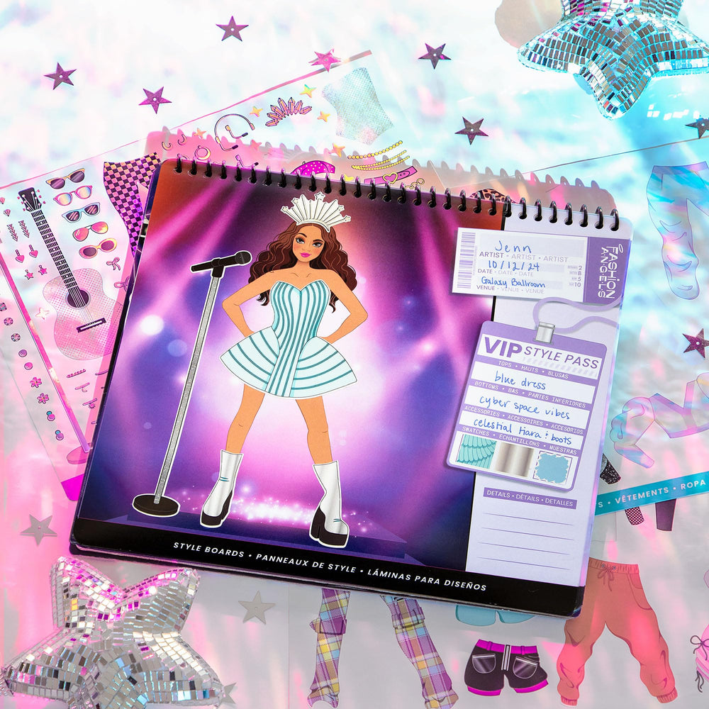 Fashion Angels popstar silhouettes for creative portrait scenes and stylish storytelling.