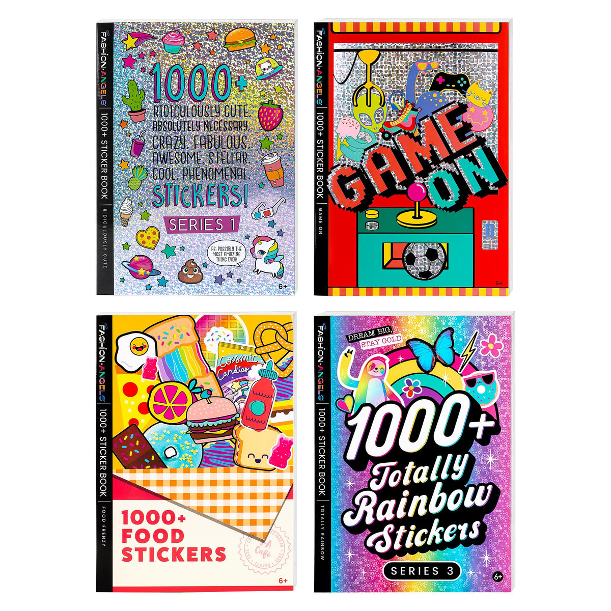 Fashion Angels sticker books cover, inviting kids to start creative decorating projects.