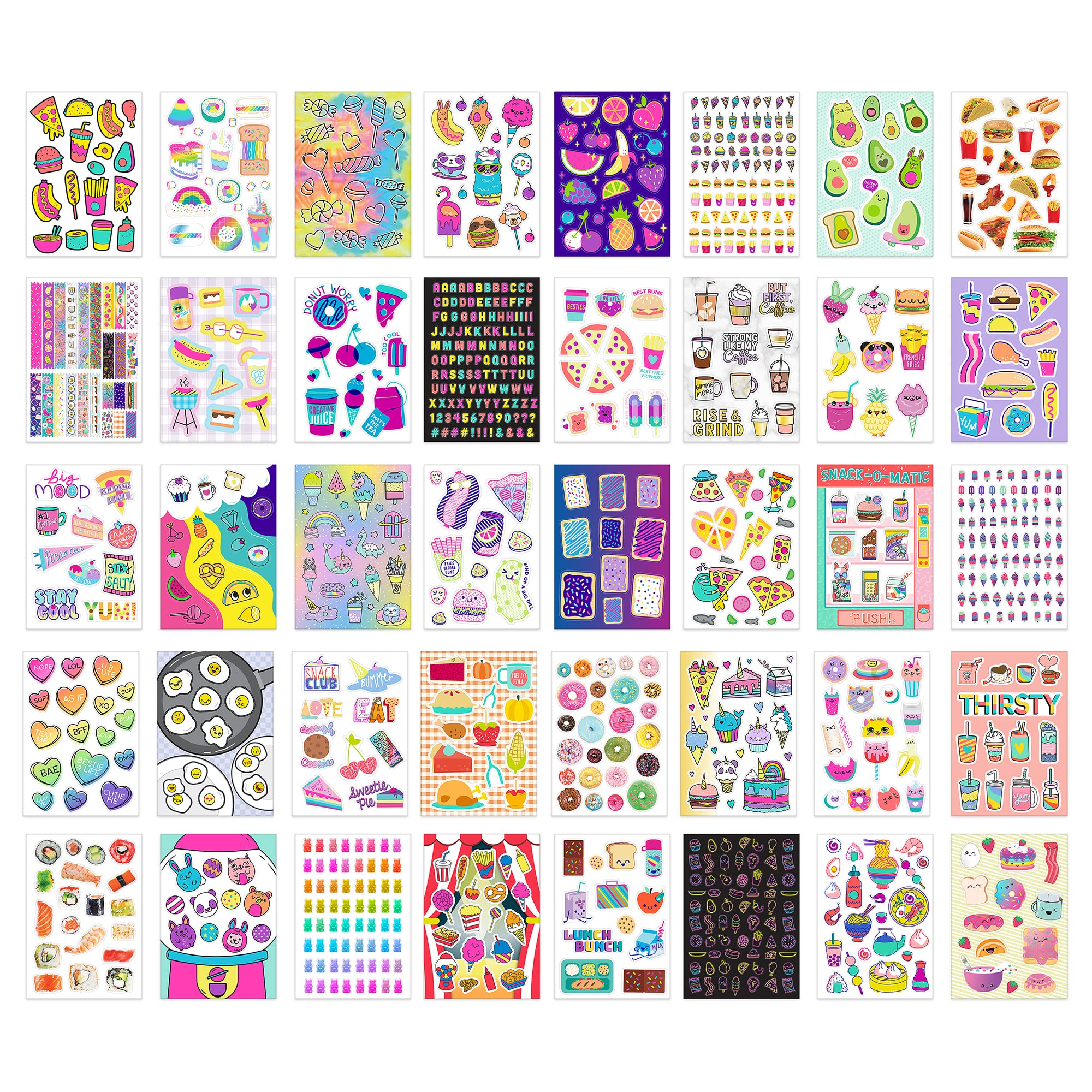 Fashion Angels creativity boosters for notebooks, laptops, and planners.
