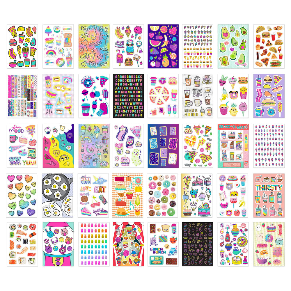 Fashion Angels creativity boosters for notebooks, laptops, and planners.