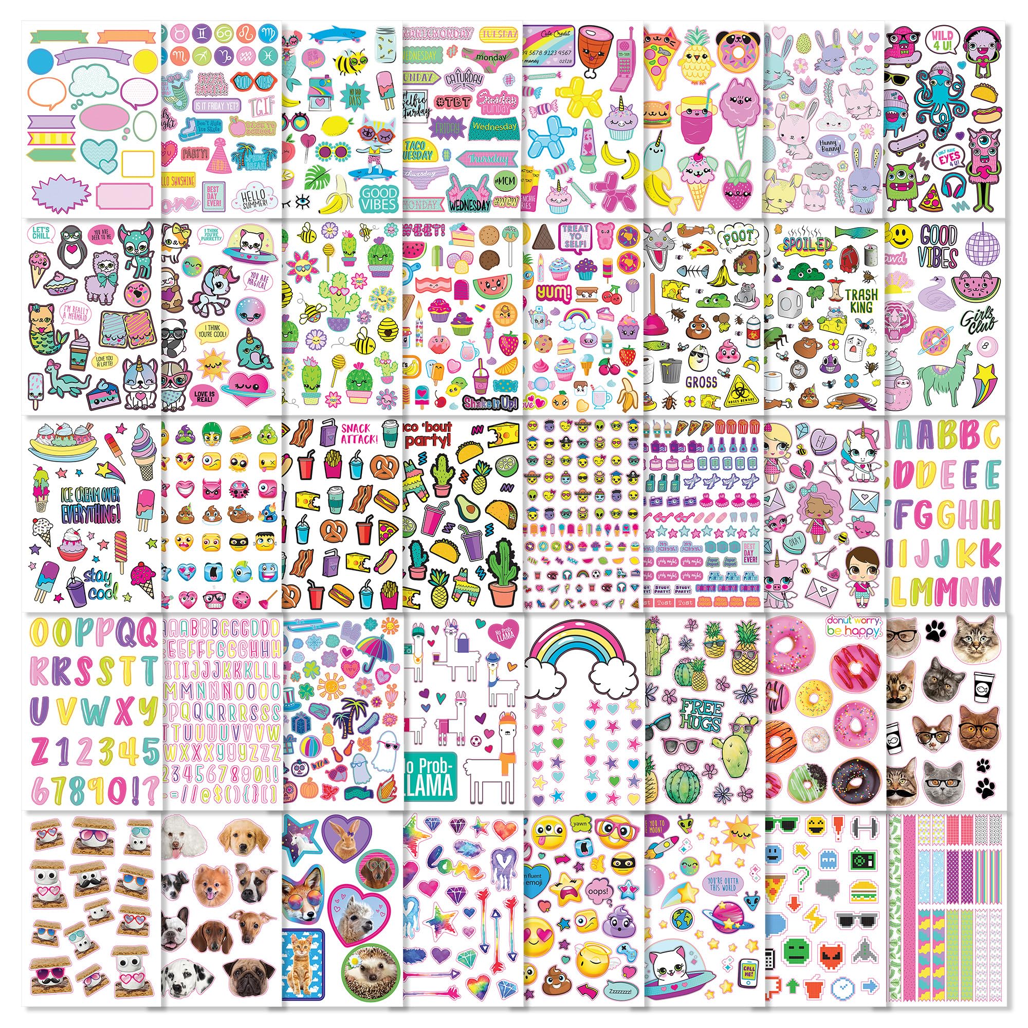 Fashion Angels real photo stickers add realistic accents to projects.