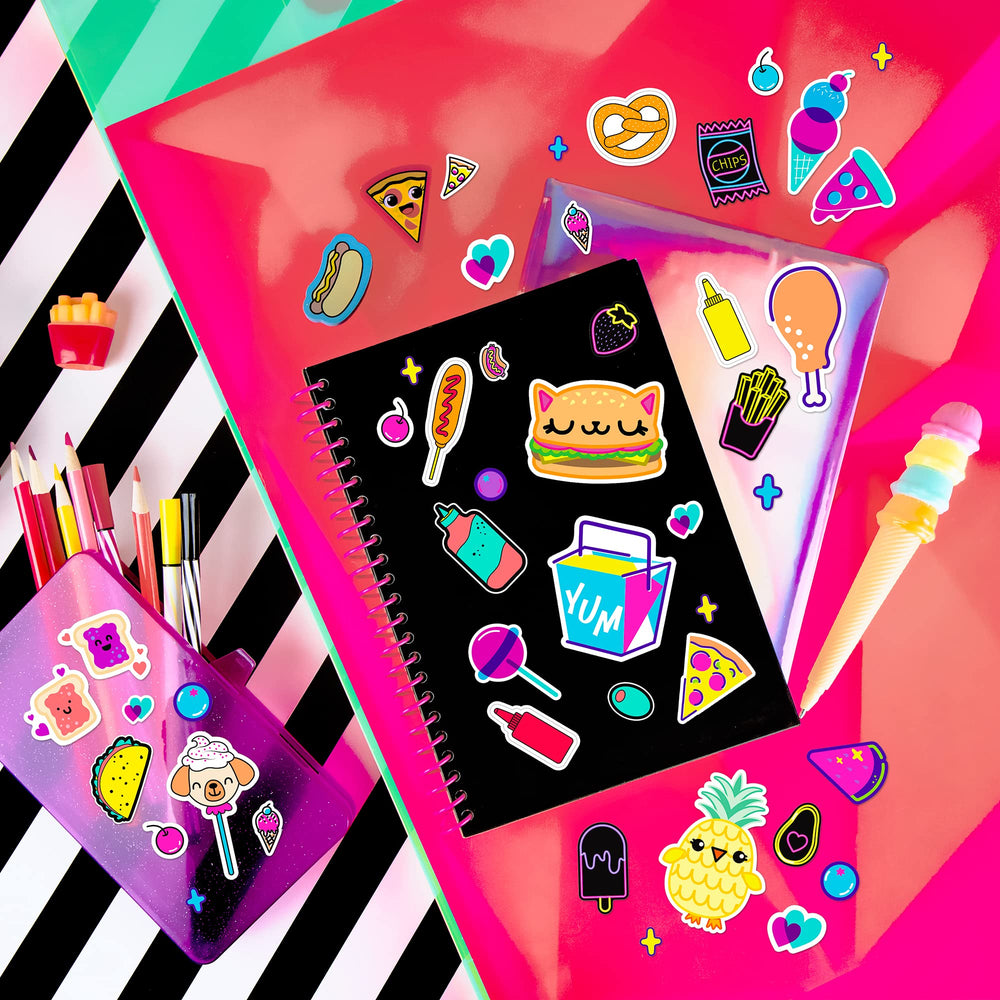 Fashion Angels variety collection showcasing fantasy, food, animals, and photos.
