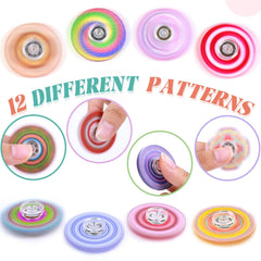 Fasray bulk packaging of 50 spinners for sharing and gifting.