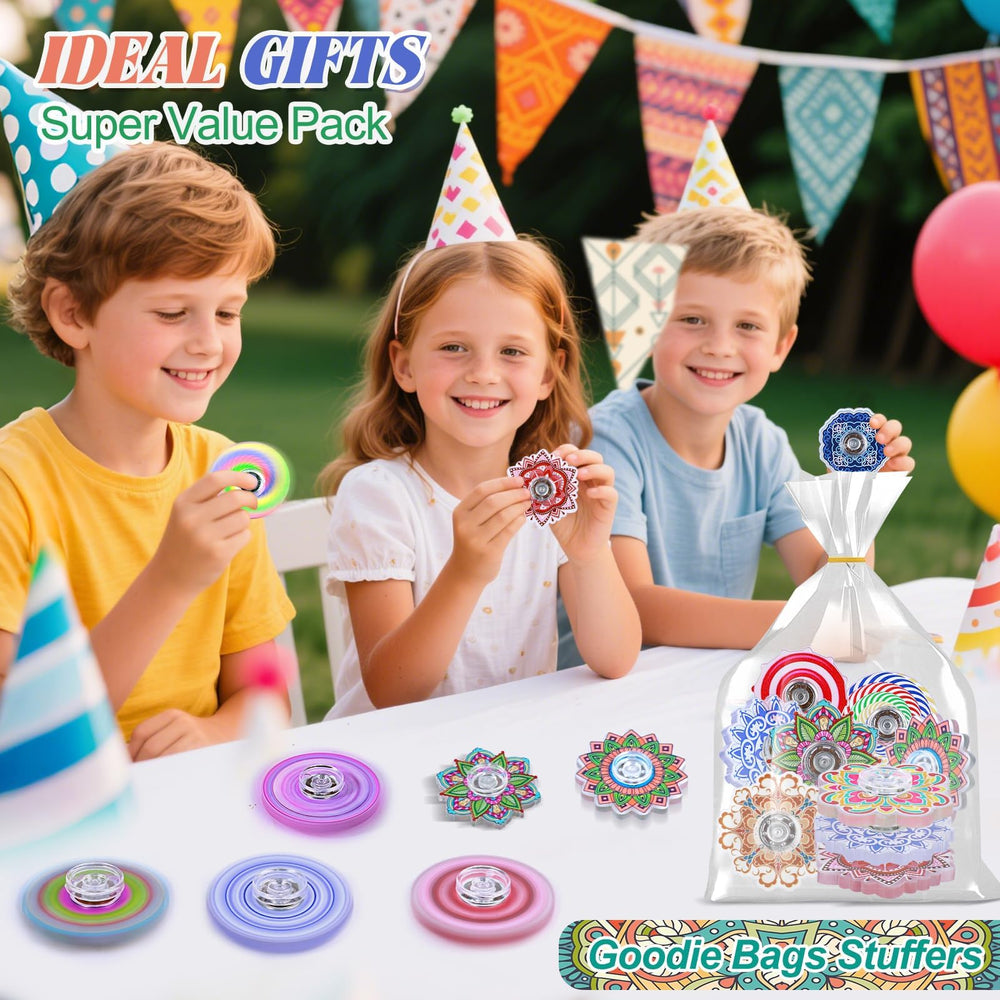 Fasray stocking stuffers featuring colorful mini spinners.