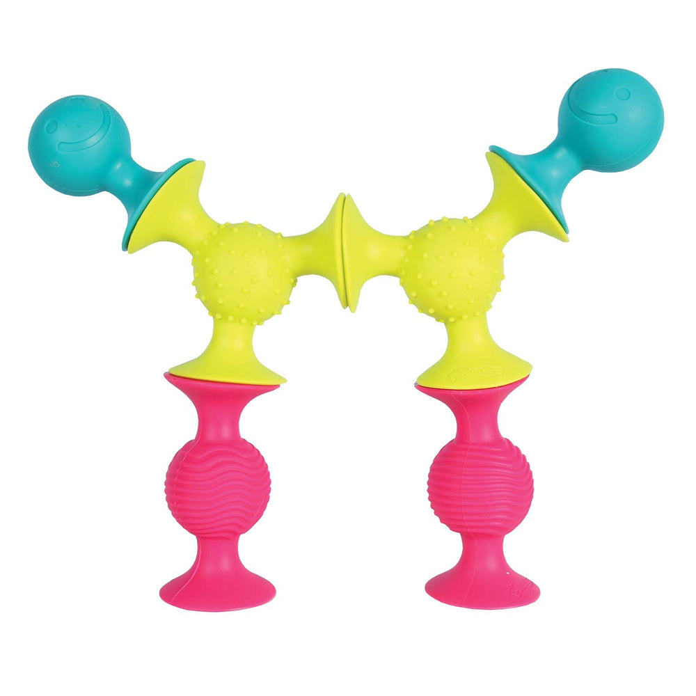 Fat Brain PipSquigz bundle bath-time toy for splashy, tactile fun