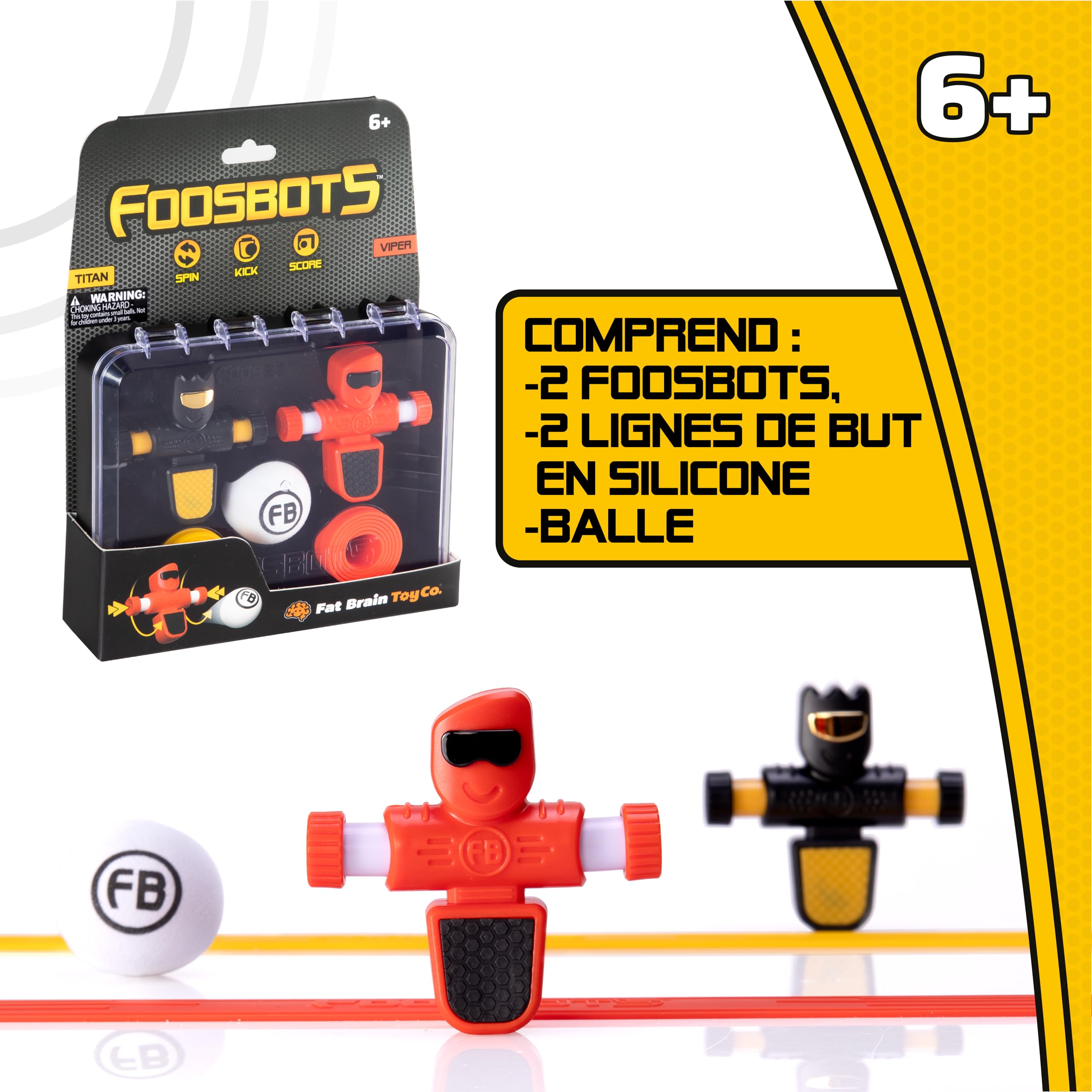 Fat Brain Toys Foosbots On The Go compact-dimensions fit on tabletops.