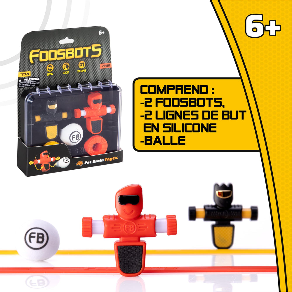 Fat Brain Toys Foosbots On The Go compact-dimensions fit on tabletops.