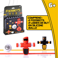 Fat Brain Toys Foosbots On The Go compact-dimensions fit on tabletops.