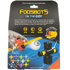 Fat Brain Toys Foosbots On The Go indoor-play setup invites family fun.