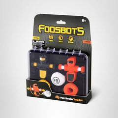 Fat Brain Toys Foosbots On The Go tabletop-ready setup for on-the-go entertainment.