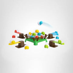 Fat Brain Toys Heap-O-Sheep table setup for quick play.