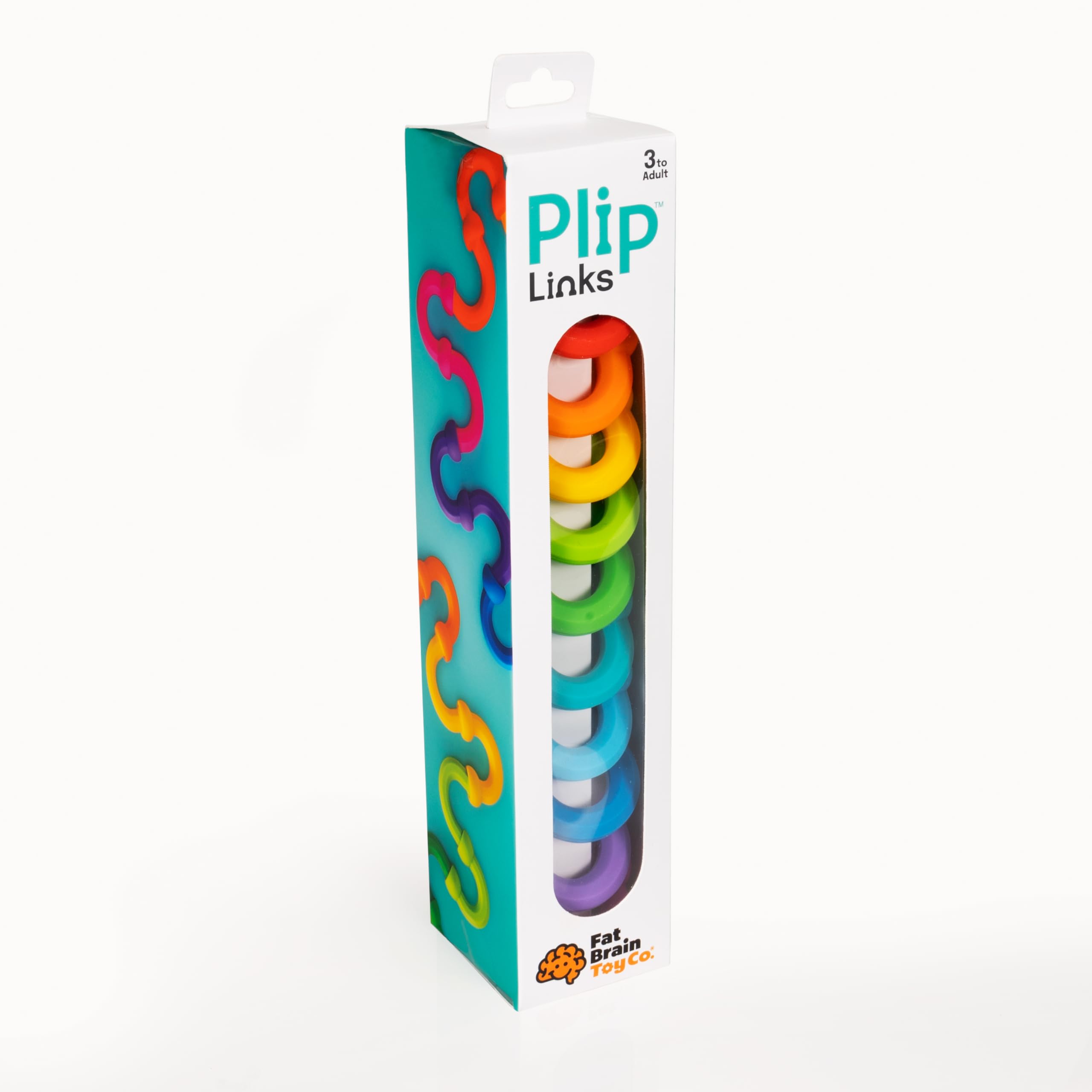 Fat Brain Toys Plip Links colorful-pieces in vibrant, inviting play setups.
