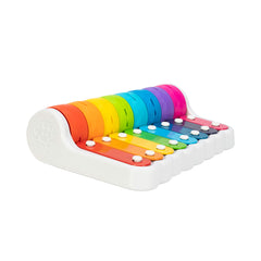 Compact 11 x 7 x 2.5 inch size fits small play spaces