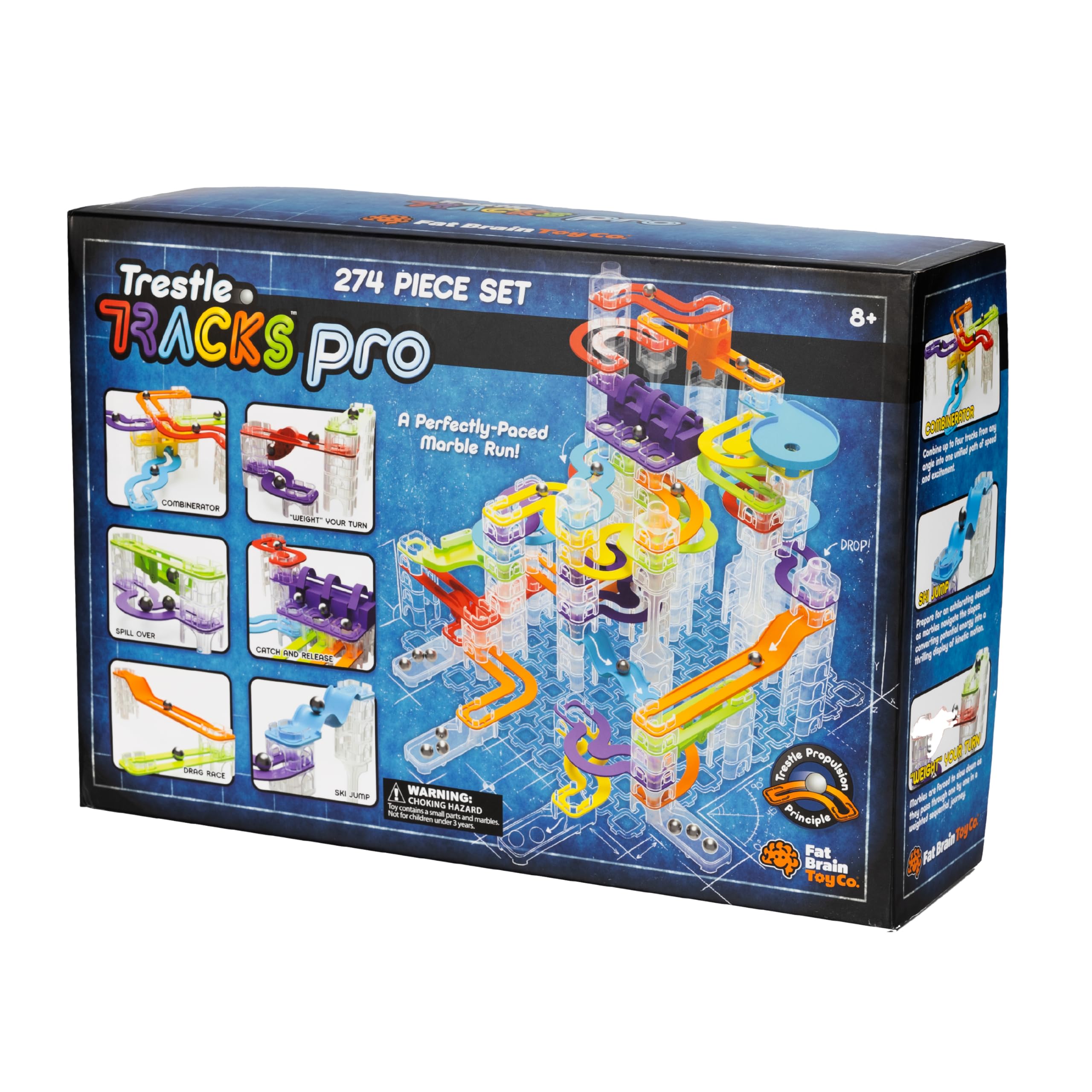 Fat Brain Toys Trestle Tracks Pro templates included guide builds.