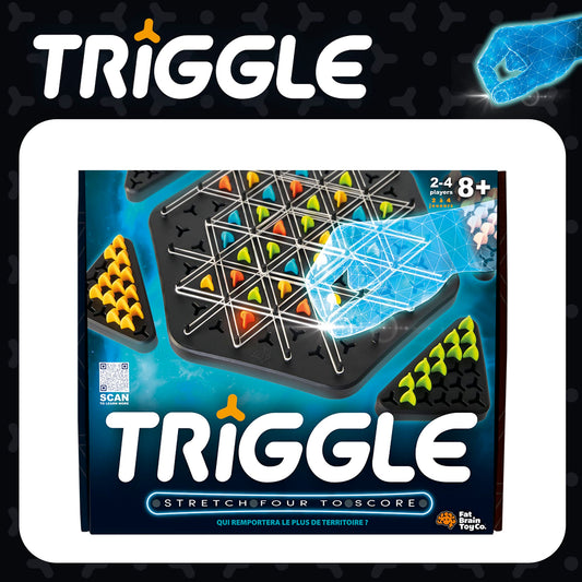 Fat Brain Toys Triggle tokens in four colors for scoring opportunities