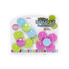 Whirly Squigz safe silicone and non-toxic materials for exploration.