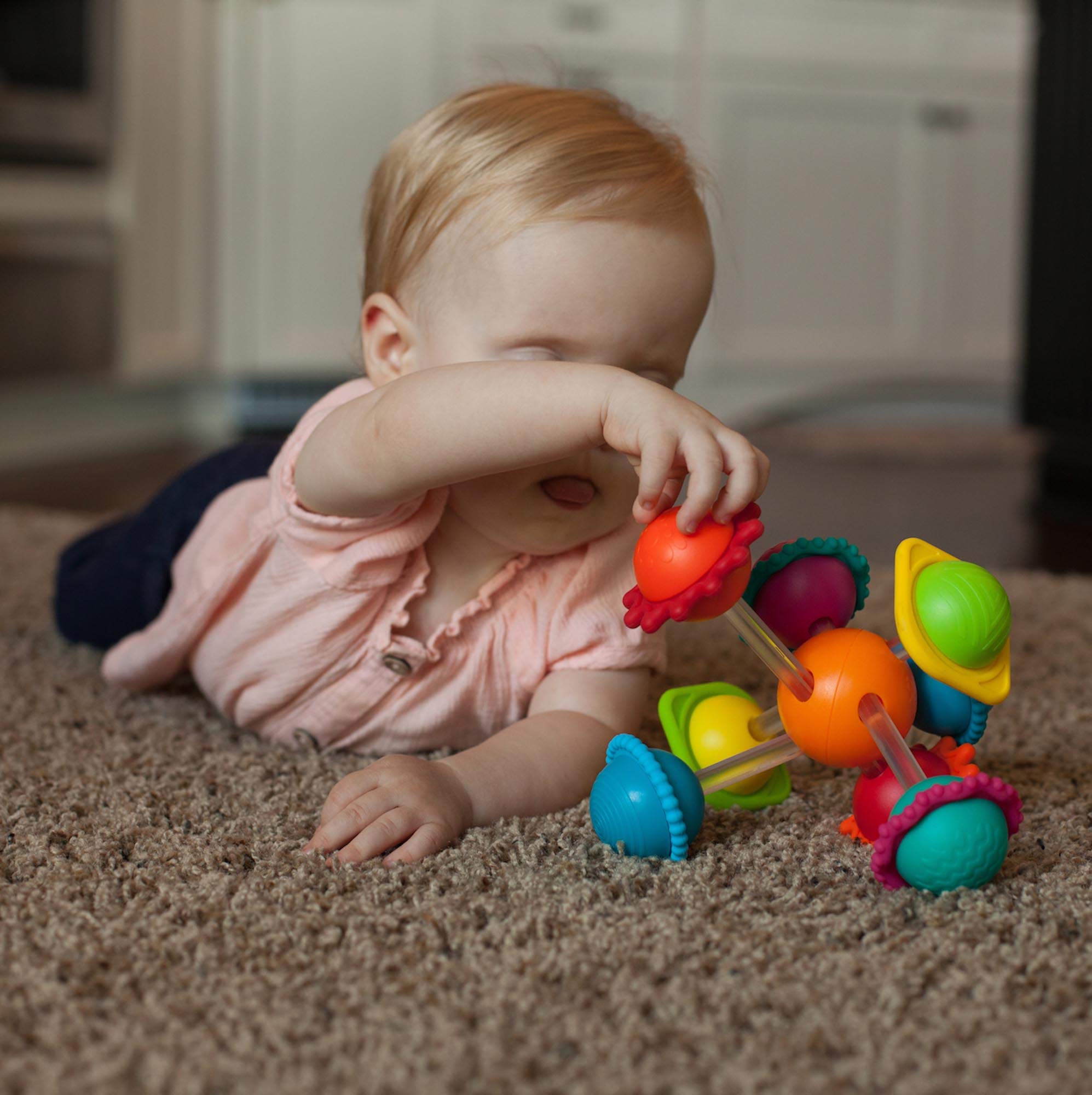Wimzle BPA-free ABS plastic ensures safe playtime