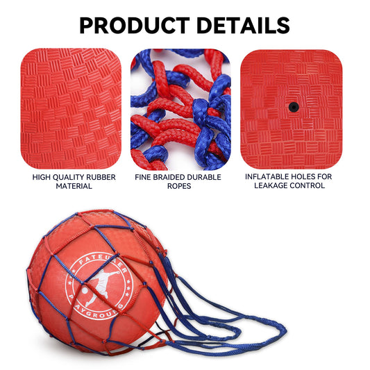 FATEUAER kickball carry bag mesh for easy transport to parks and beaches