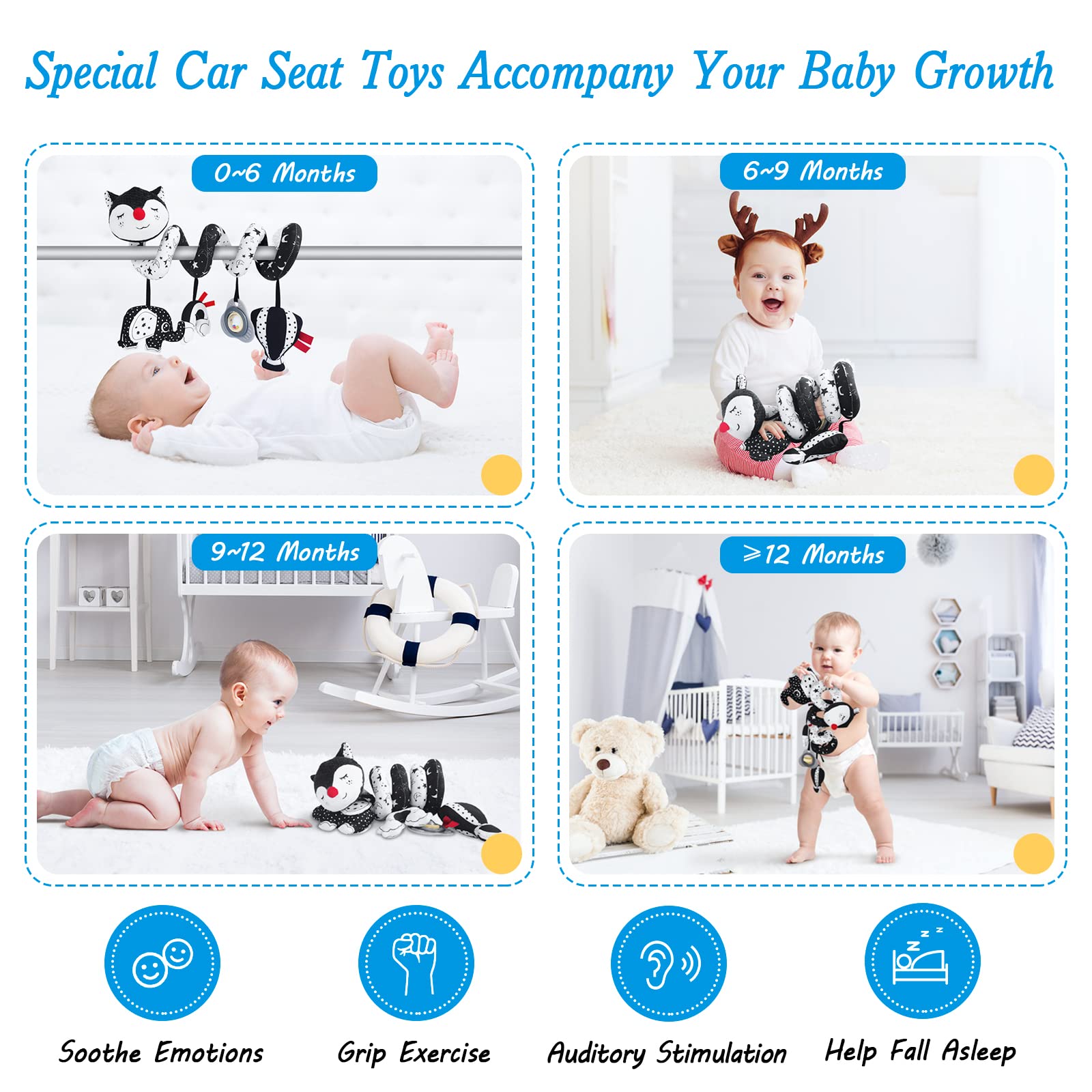 FATI giraffe BB toy invites gentle exploratory play for babies
