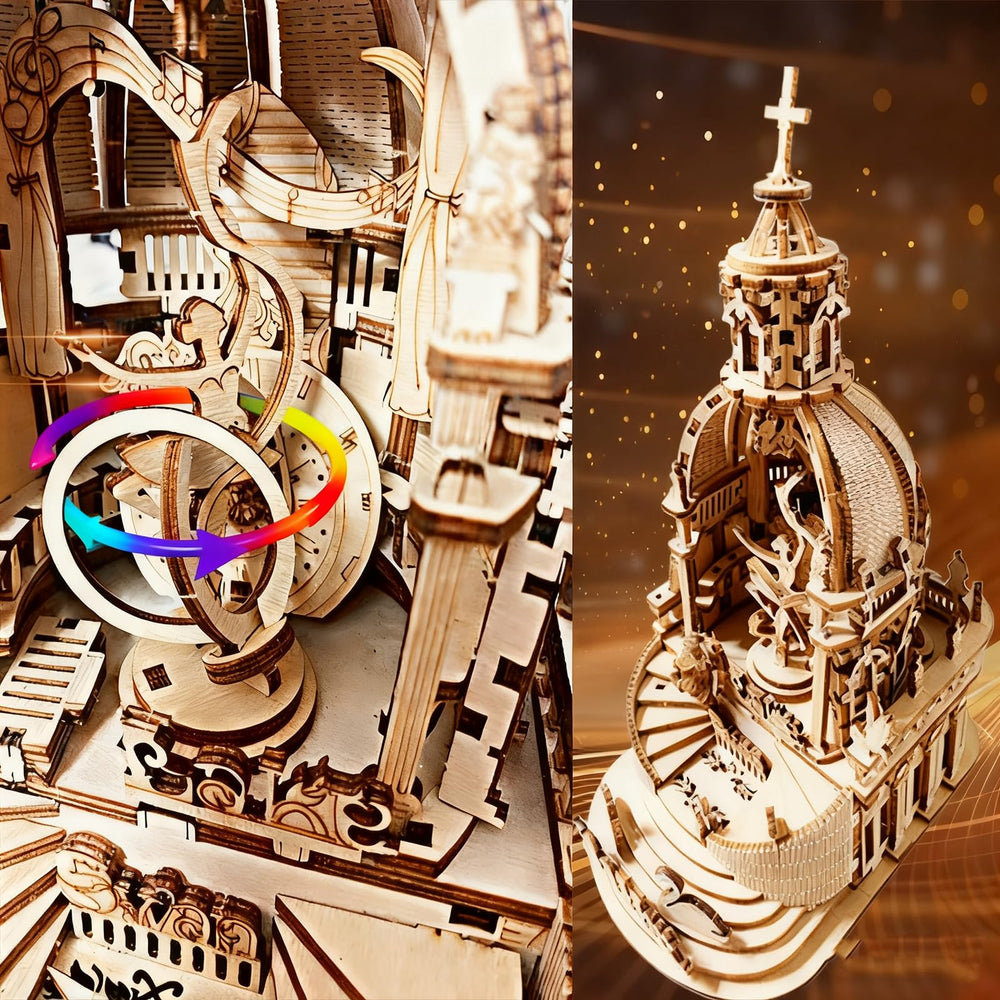 FAUCLY puzzle pieces close-up showing interlocking parts and precision.