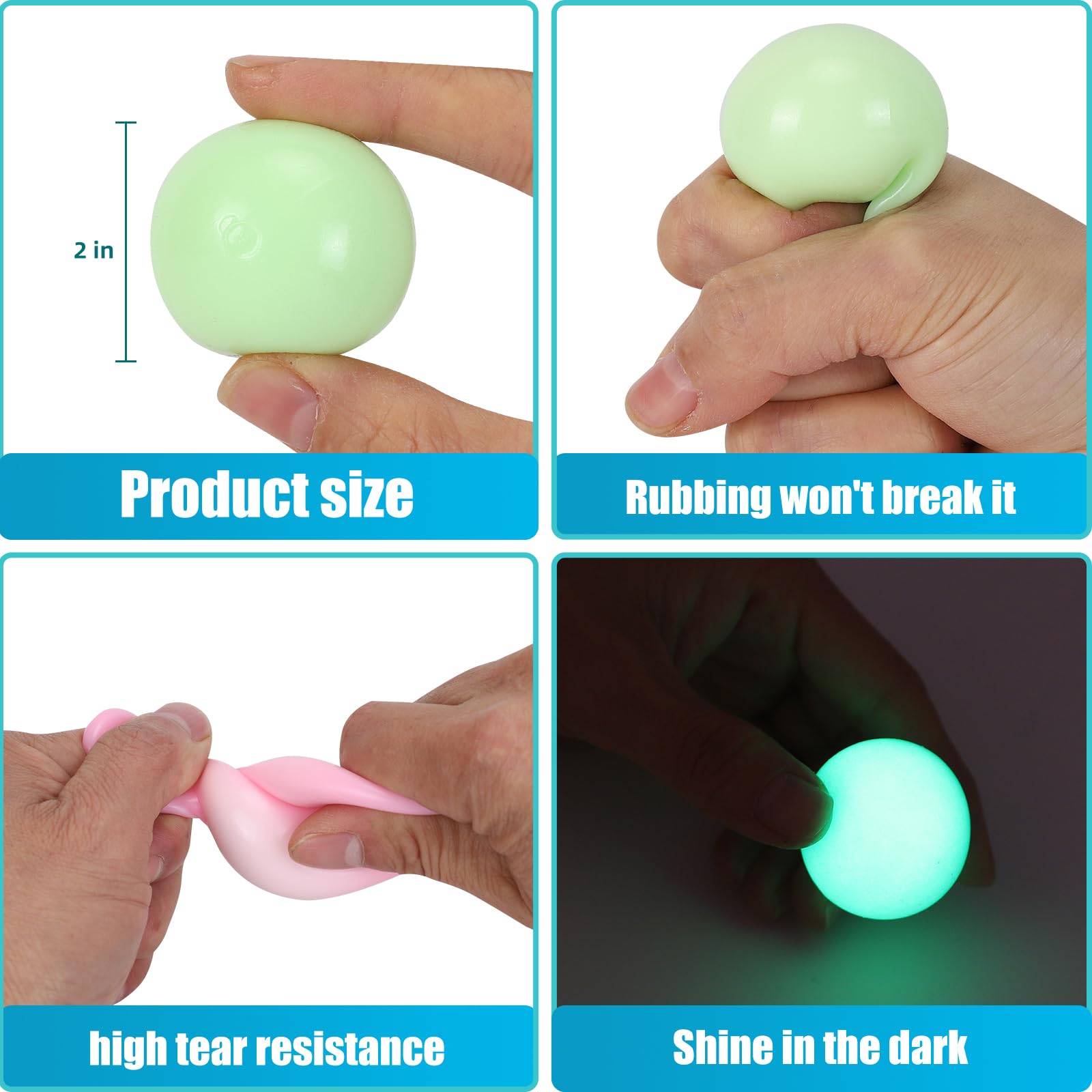 FauKait Lumi Balls are made from safe rubber for all ages.