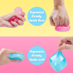 FauKait pink stress cube close-up, durable filling for quiet desk focus.