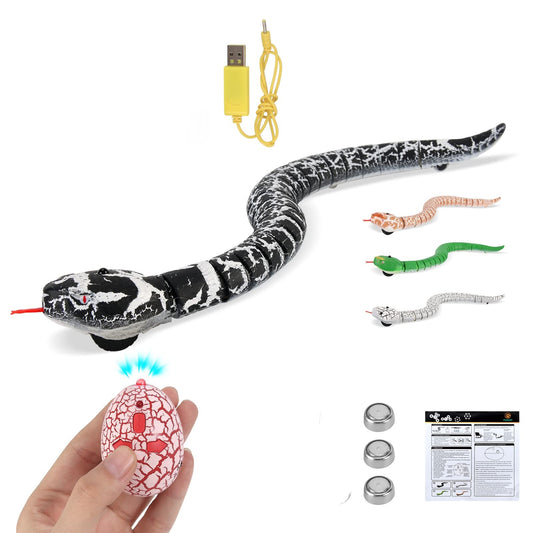FauKait remote snake front view for playful pranks and party tricks