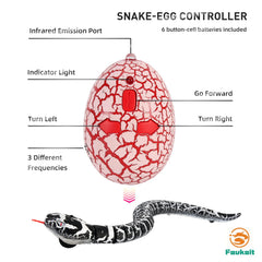 FauKait remote snake side view shows fluid floor movement