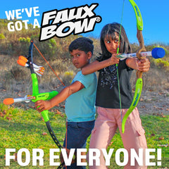 FAUX BOW arrow quiver keeps arrows organized and accessible